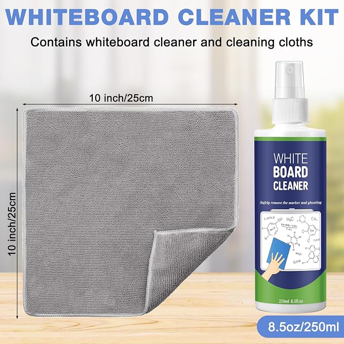 Dansib 6 Pack Whiteboard Cleaner Spray 8.5oz Dry Erase Board Cleaner - Image 2