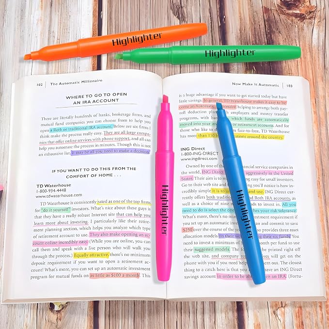Dacono Highlighters Assorted Colors, Highlighters - Image 4