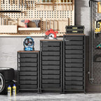 SYKIARIOL Rolling Cart with Drawers, 10 Drawer Rolling Cart, Rolling storage - Image 4