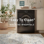 GENIMO 8x10 Area Rugs for Living Room, Machine Washable Rug, Non Slip Indoor - Image 6