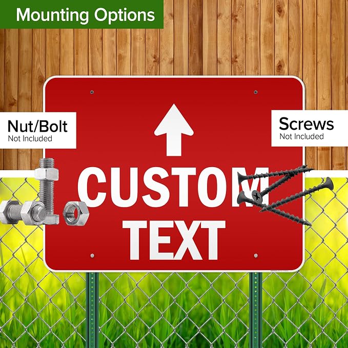 Custom Arrow, Custom Directional Sign, Up Arrow, 36x48 Inches, Reflective - Image 5