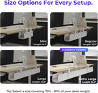 Ascrono Original No Drill Under Desk Cable Management Tray 53.9" - Image 4