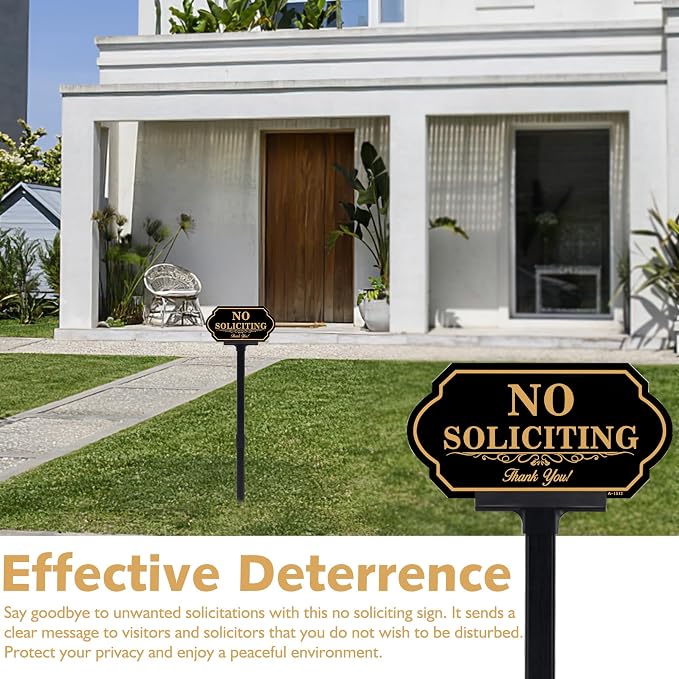 No Soliciting Sign for House - Image 3