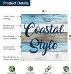Custom Sign, Custom Street Sign, 11 Font Colors, 13 Font Styles, 4 Hole Options - Image 6