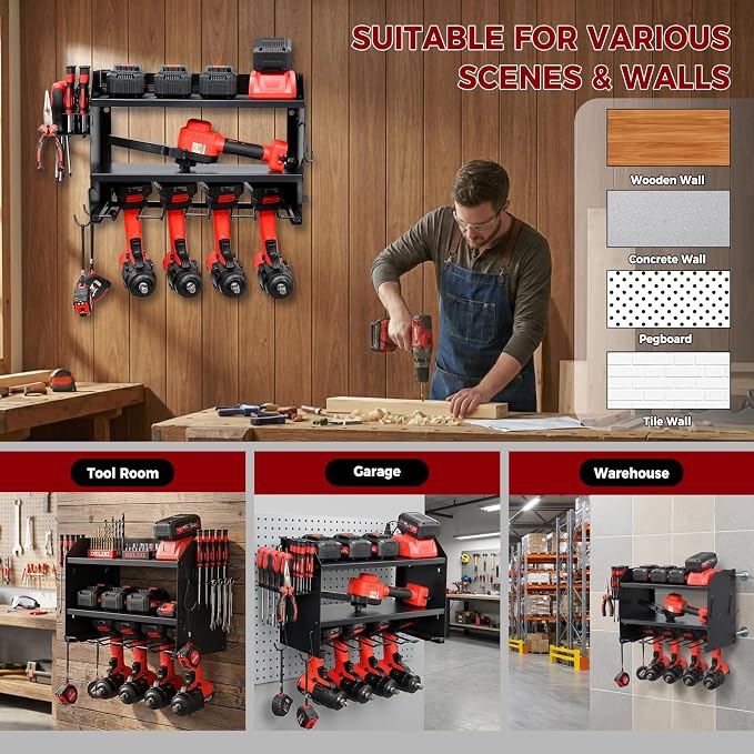 Power Tool Organizer Wall Mount - Image 8