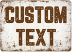 Custom Sign, Custom Street Sign, 11 Font Colors, 13 Font Styles, 4 Hole Options by MySignCenter