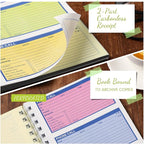 Sinmoe 1 Pcs Spiral Bound Phone Message Book - Image 3