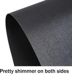 100 Sheets Black Shimmer Cardstock 8.5 x 11 Metallic Paper, Goefun 80lb - Image 3