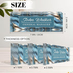 Personalized Name Plate for Desk, Custom Acrylic Desk Name Sign, Office - Image 3
