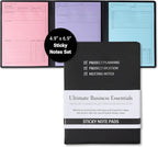 Meeting Notebook for Work & Project Planner Kit for Men and Women – 90 Large by AspiredChoice