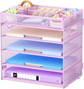 Marbrasse 5-Tier Letter Tray Paper Organizer by Marbrasse