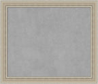 Amanti Art Silver Framed Magnetic Board 24x28 Medium Vision Board by AmantiArt