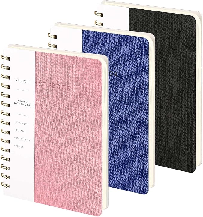 Spiral Notebook-5.75" x 8.125" College Ruled Journal by Oneirom