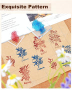 UCEC 7 Pieces Acrylic Stamp Block Clear Stamping Tools Set - Image 3