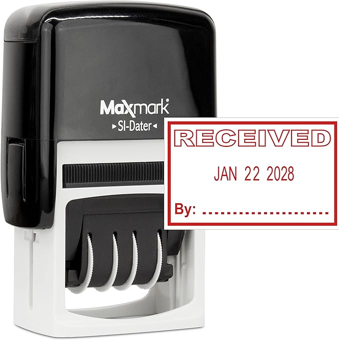 MaxMark Office Self Inking Date Stamp by Maxmark