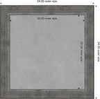 Amanti Art Silver Framed Magnetic Board 24x24 Medium Vision Board - Image 4