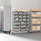 Seville Classics Heavy Duty NSF Bin Rack Solid Steel Wire Shelving Storage Unit - Image 7
