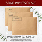 The Duncans Personalized Self-Inking Address Stamp | Envelope Return Address - Image 7