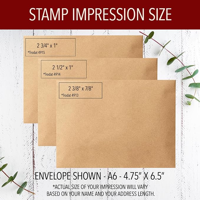 The Duncans Personalized Self-Inking Address Stamp | Envelope Return Address - Image 7