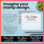 ExcelMark Personalized Return Address Stamp – Custom Self Inking Rubber Stamp - Image 2
