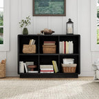 ChooChoo 6 Cube Storage Organizer, Wooden Bookcase - Image 6