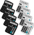 Flutesan 8 Pack Calculator Bulk 12 Digit Solar Power Calculator Solar and by Flutesan