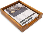 KOLWOVEN Wood Letter Tray -Load Documents Tray by KOLWOVEN