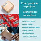 Premium Label Supply White Sticker Address Labels – 3" x 1" – Laser/Inkjet - Image 2