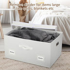 Graciadeco 75 Quarts Extra Large Decorative Storage Bins - Image 6