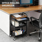 CAMOAT 3-Tier Rolling Storage Cart - Image 6