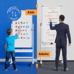 Rolling Dry Erase Board 24 x 48 - Image 2
