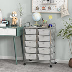 GLACER 10 Drawer Rolling Cart, Storage Cart - Image 2