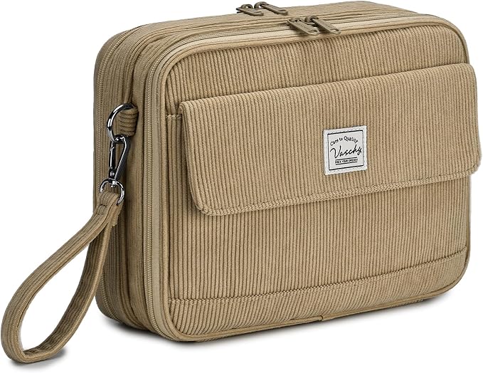 VASCHY Colored Pencil Case, Corduroy Large Pencil Pouch by Vaschy