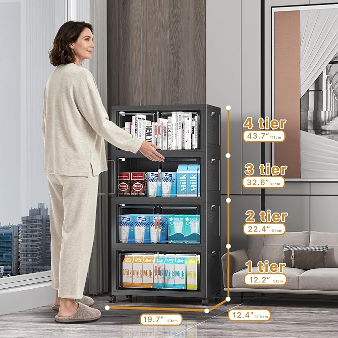 UAMFURI Extra Large Stackable Storage Bins - Image 2