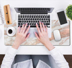Cute Desk Mat Rose Gold Marble Mouse Pad Gaming XL Large Extended Desk Matt - Image 5