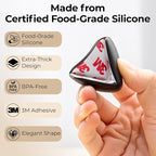Baby Proofing Corner Protector Baby 12 Pack Black – Food Grade Silicone Table - Image 3