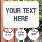 Personalized Custom Customize for Office, Delivery Yellow Sign, 18x24 Inches - Image 4