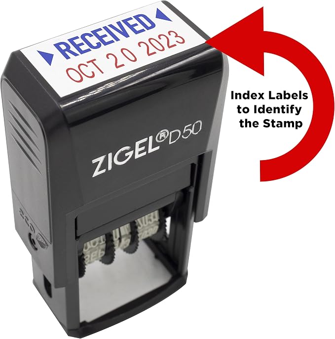 ZIGEL D50 Date Stamp with FAXED - Image 5