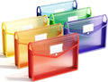 ABC life 6-Pack Plastic Expanding File Folder, Folders by ABClife