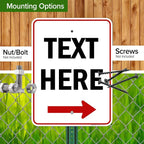 Custom Arrow, Custom Directional Sign, Right Arrow, 18x24 Inches, Rust Free - Image 5
