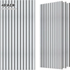 TO-TH Wood-Look Acoustic Panel, 4 Pack 47.2” x 23.6” Soundproof Wall Panels by TO-TH