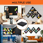 Large Cork Board, 6 Pack Felt Wall Tiles - Image 8