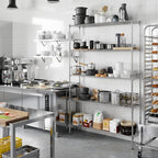 Regal Altair 14" Deep x 54" Wide x 86" Height Wire Shelving Kit | 5-Tier | NSF - Image 8