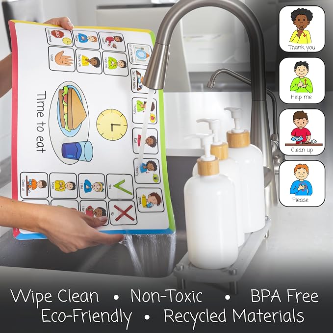 Speech Therapy Placemats for Autism & Non-Verbal Kids – Visual Communication - Image 7