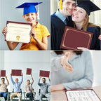 HAUTOCO 50 Packs Certificate Holders, Burgundy Diploma Holders, Document Award - Image 5