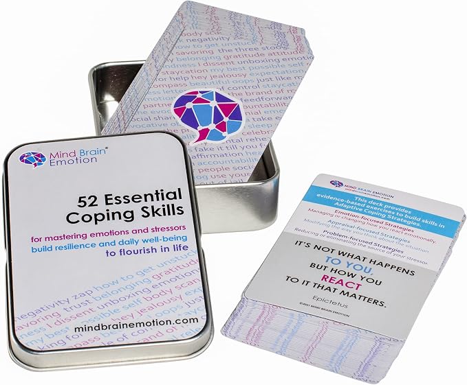 Mind Brain Emotion 52 Essential Coping Skills Cards - Image 8