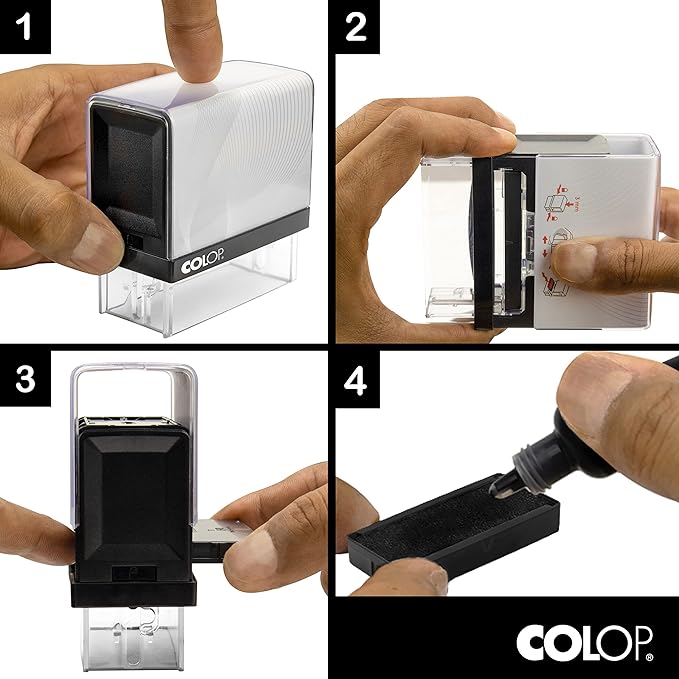 COLOP XXL Size Self Inking Custom Signature Stamp - Image 6