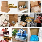 JOWLOT 12x9x2 inch Small Shipping Boxes Set of 25 - Image 5