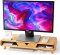 Homerays Bamboo Monitor Stand Riser, No Assembly Required Exquisite Monitor by Homerays