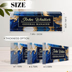 Personalized Name Plate for Desk, Custom Acrylic Desk Name Sign, Office - Image 3
